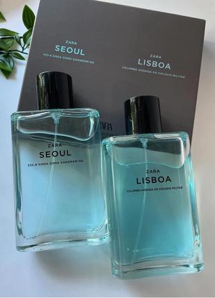 Набір парфумів zara seoul & lisboa 90 ml