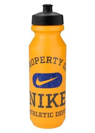 Пляшка nike big mouth bottle 2.0 32oz жовтий, сірий, синій, чорний уні 946 мл