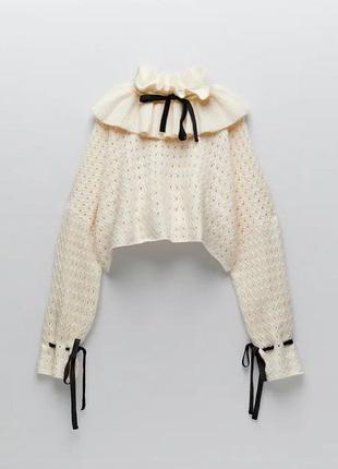 Светр, светр zara, укорочений светр