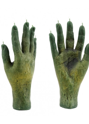 Свеча рука славы черная, зеленая, желтая, красная