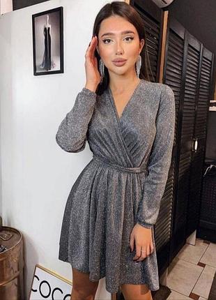 Сукня люрекс