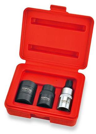 Набір головок для гальмівних супортів 3 од. toptul jgai0303