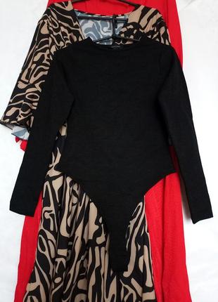 Боді чорне віскоза