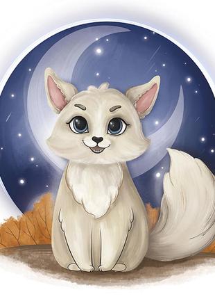 Алмазна вишивка. картина на картоні "котик-муркотик" , розмір 21х25см