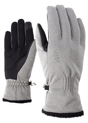 Сенсорні теплі рукавички ziener guantes  ibrana touch lady