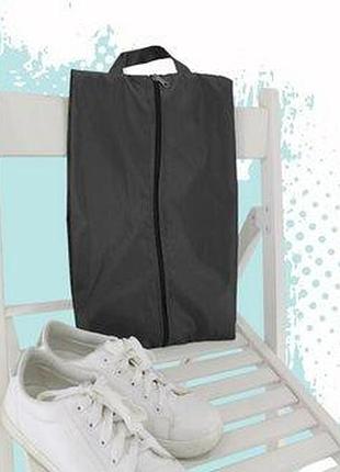 Сумка для обуви на молнии 40х25 спандонд, органайзер для бережного хранения обуви,...