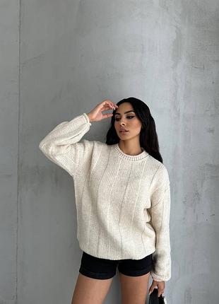 Джемпер з таким в'язаним джемпером подружаться твої улюблені джинси, штани та красиві спідниці