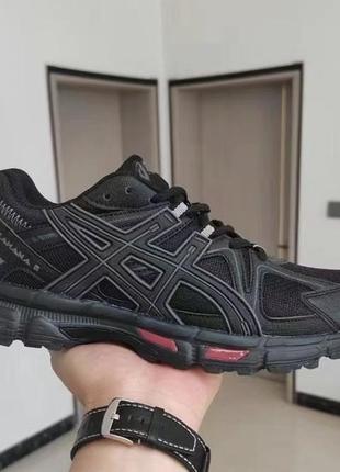Кроссовки asics tiger gel-kahana 8 black rose gold, кроссовки акс гель кахана 8 черного цвета
