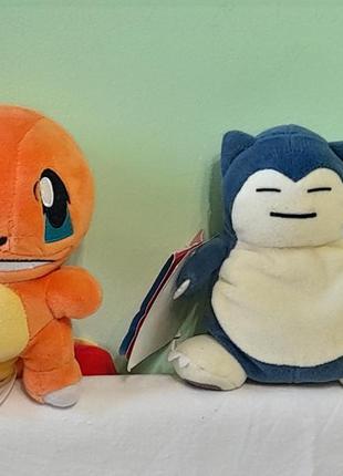 Вінтажні м'які плюшеві фігурки 1998 р. , 2007 р. - покемон , pokemon - 15 cм