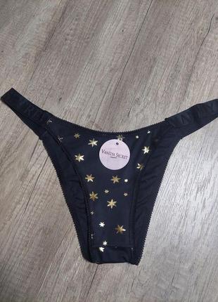 Гладкие трусики vanilya secret (туречица) с широкой резинкой по бокам, принт "снежинки".