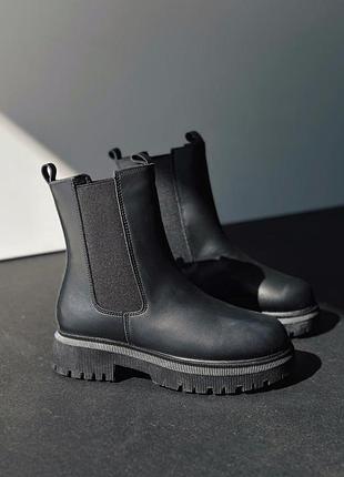 Зимние ботинки сhelsea new york under black