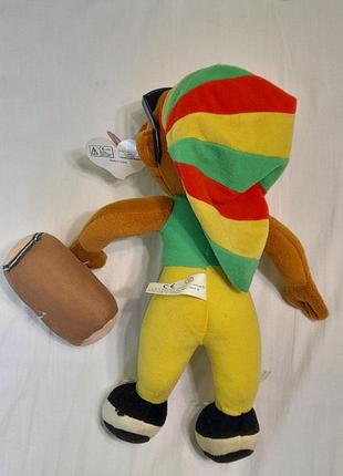 Вінтажна м'яка фігурка з барабаном ямайка berentoys rasta man -30 cм