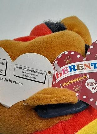 Вінтажна м'яка фігурка з барабаном ямайка berentoys rasta man -30 cм