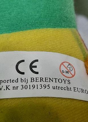 Вінтажна м'яка фігурка з барабаном ямайка berentoys rasta man -30 cм