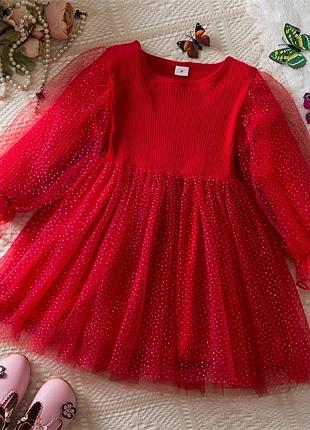 Блискуча святкова сукня для дівчаток