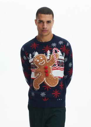 Новогодний свитер размер s
