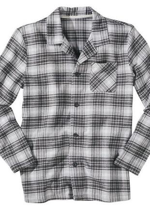 Рубашка пижамная мужская  livergy, p. xl, фланель
