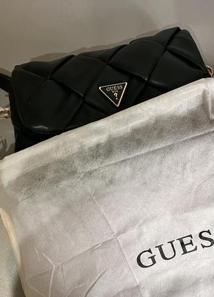 Плетена жіноча сумка guess  оригінал5 фото