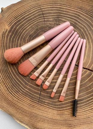 Хіт! 8 шт кисті пензлі набір mini в футлярі probeauty