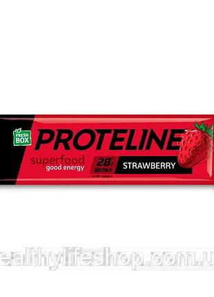 Батончик протеїновий fresh box proteline - 24x40g (різні смаки)
