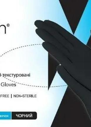 Перчатки medicom safetouch premium без пудры 100 шт,xl (черные),