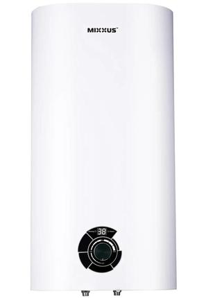 Бойлер электрический вертикальный 50л mixxus ewh-03050 flat wet мокрый тэн 2квт 870x245x450мм wh0014