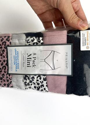 Брендовые оригинальные новые коттоновые трусики слипы primark