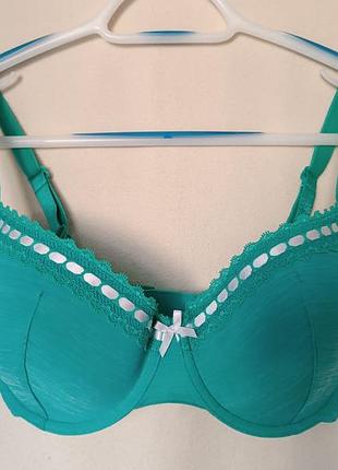 Бюстгальтер бірюзовий gorgeous від debenhams р.65f