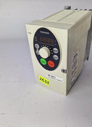 Частотний перетворювач toshiba vf-s11 0.75 квт 220, б/в