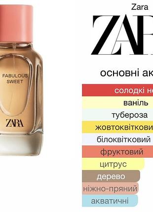 Парфум zara fabulous sweet