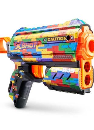 Бластер zuru x-shot skins flux striper, 8 патронів 36516k