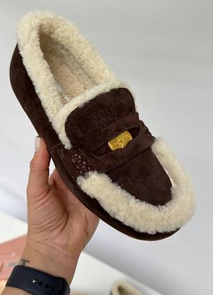 Лоферы на меху