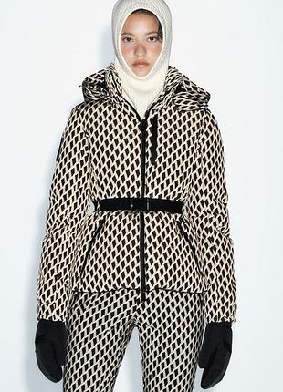 Пуховик женский лыжный пуховик zara ski