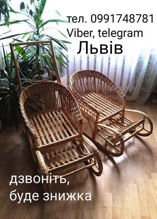 Санки з ручкою штовхачем