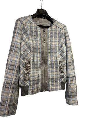 Marc cain пиджак бомбер куртка кардиган massimo dutti шерсть