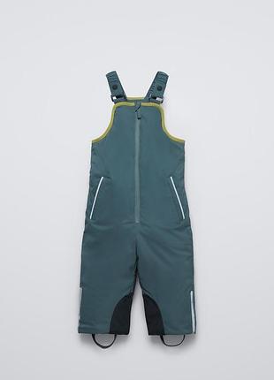 Комбинезон на девочку зеленый zara ski