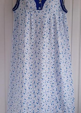 Женская ночнушка👍100% cotton 👍производство узбекистан, размер 48/50