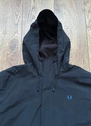 Fred perry nylon hooded Shirt jacket оригинальная куртка2 фото