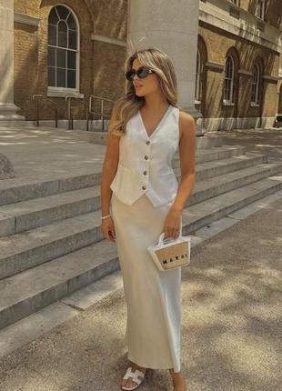 Katch me! актуальна жилетка костюмна/ топ/ блузка/жилет