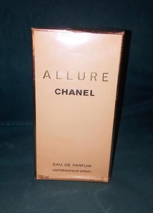 Женская парфюмированная вода chanel allure 100мл