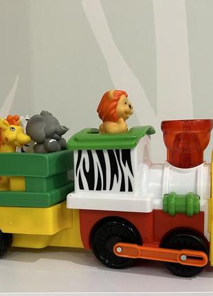 Детская игрушка «поезд с животными»