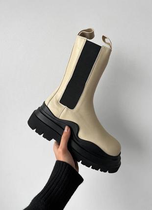 Женские зимние ботинки bottega vneta