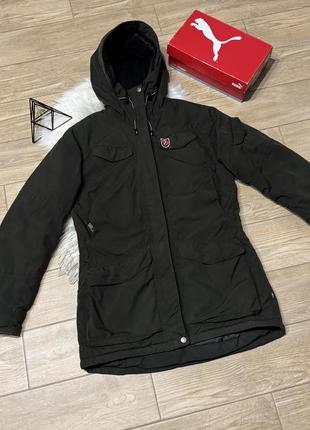 Мужская зимняя куртка парка fjallraven s оригинал хаки