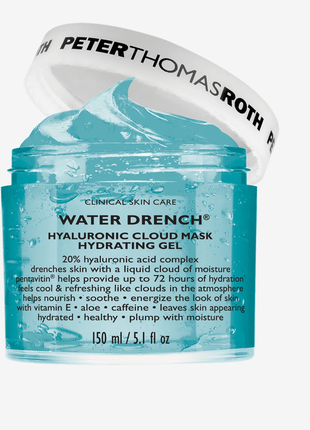Зволожувальна гелева маска peter thomas roth water drench hyaluronic cloud mask, 150 мл