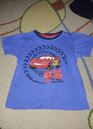 Футболка cars маквин 110-116