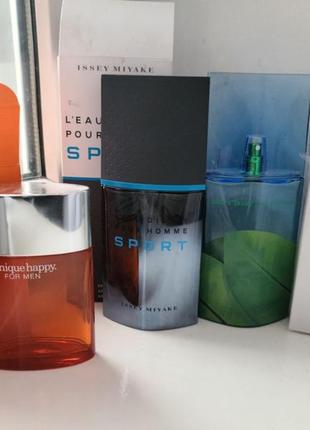 Порожні флакони від парфумів з оригінальними коробками 4 шт.