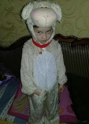 Костюм баранчик на 5-6 лет