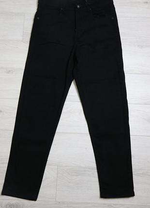 Джинси чоловічі мом молодіжні звужені колір чорні corcix код-(1129) 29