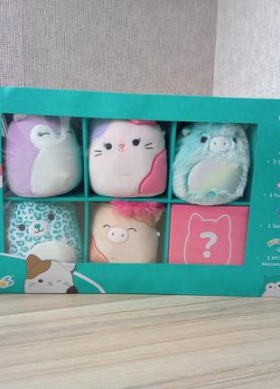 Набір м'яких іграшок squishmallows 6 шт