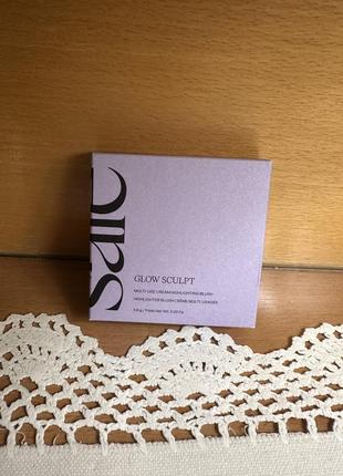 Сияющие кремовые румяна saie glow sculpt multi use cream highlighting blush оттенок mauveglow